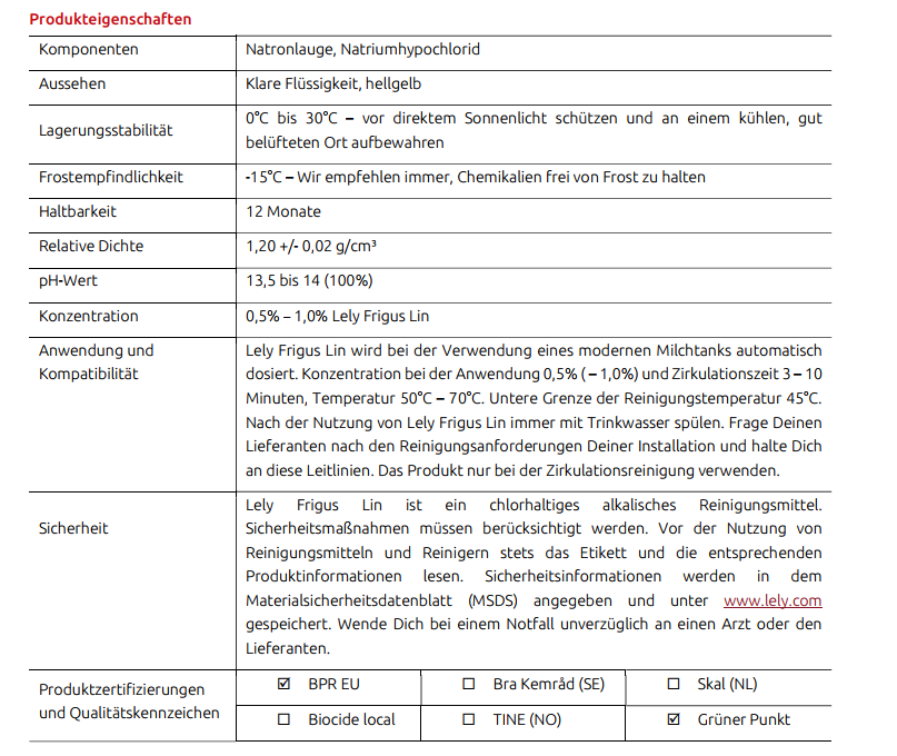 Lely Frigus Lin 24kg