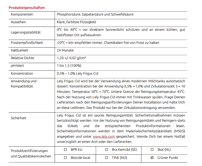 Lely Frigus Cid 24kg