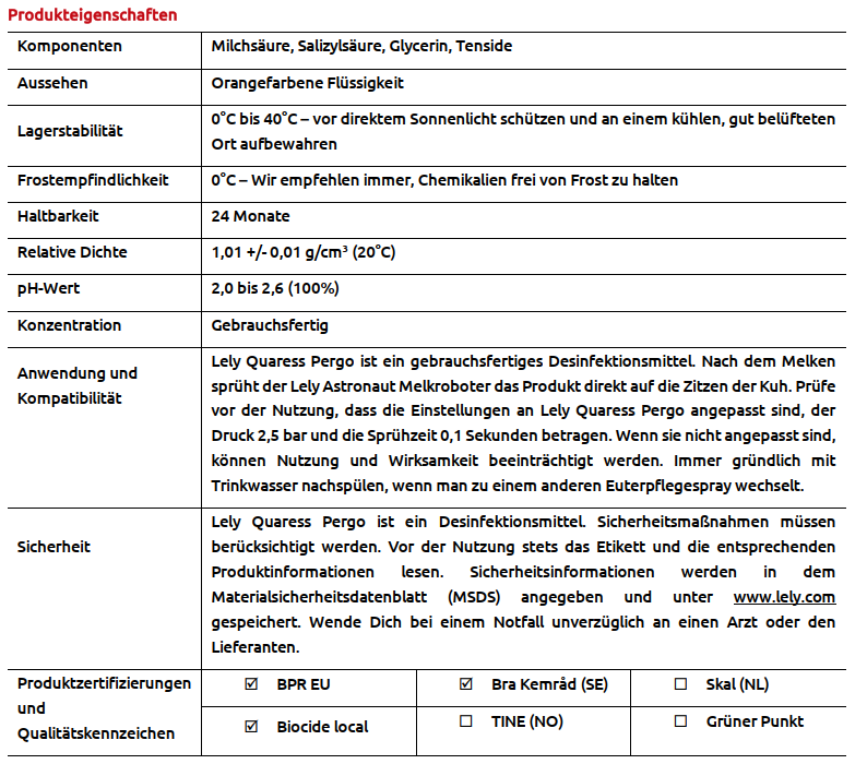 Lely Quaress Pergo 60