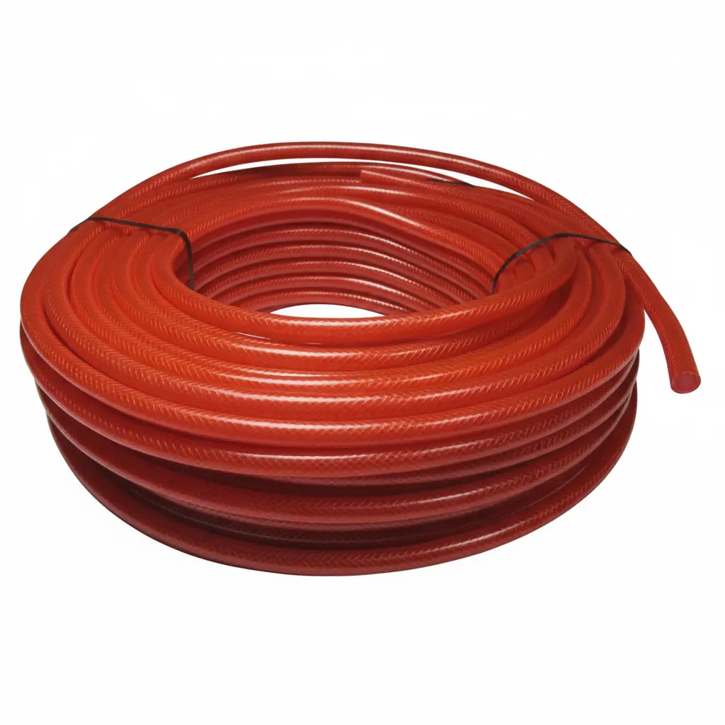 Schlauch 6x3mm PVC rot, pro Meter