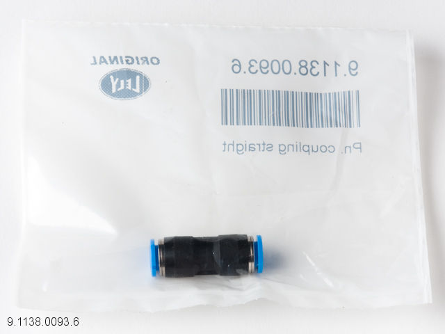 Luftkupplung gerade 6-6mm
