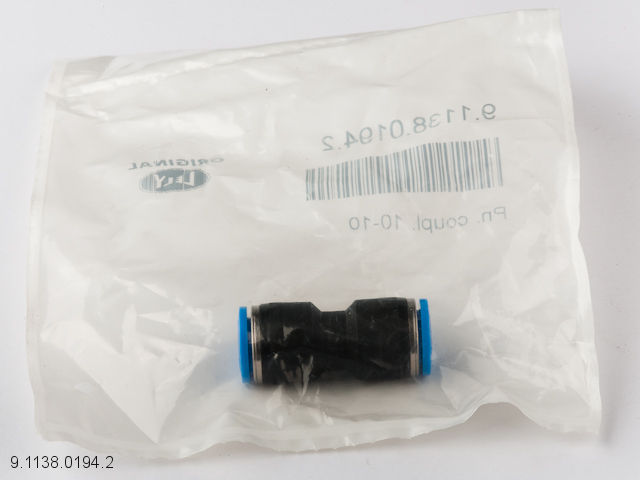 Luftkupplung gerade 10-10 mm