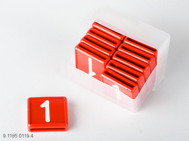 Schiebenummer 1 (10pcs)