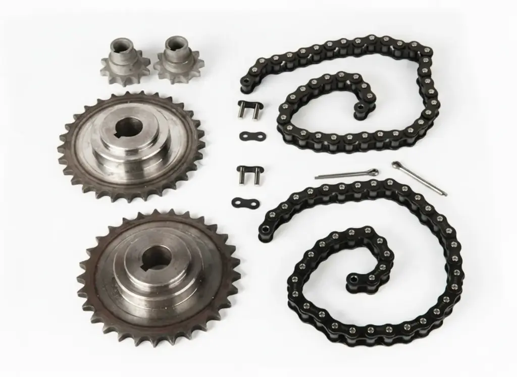 Ersatzteilset Kette+Räder für Lely Discovery