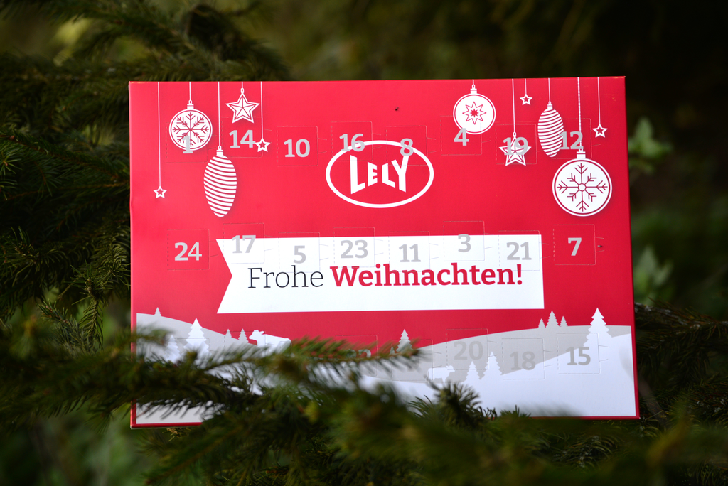 LELY Adventskalender Vollmilch-Schoko  