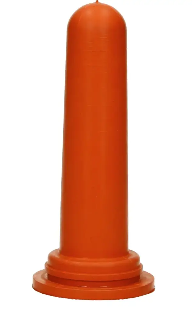 1-Click-Kälbersauger, rot, Kreuzschnitt passend Lely Tränkeeimer 