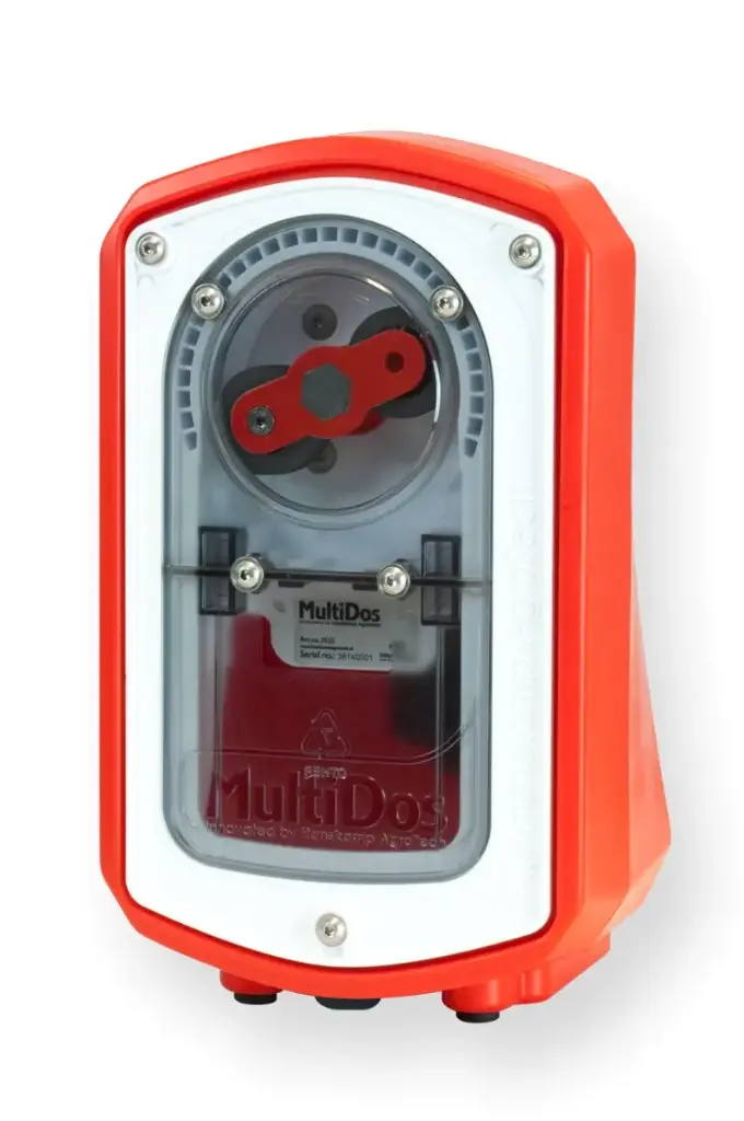 MultiDos, HighSpeed 12-24VDC 200UPM Wandhalterung, Rot 