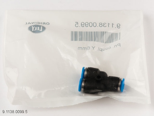 [9.1138.0099.5] Luftkupplung Y-Stück 6mm