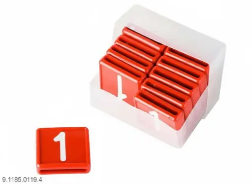 [9.1185.0119.4] Schiebenummer 1 (10pcs)