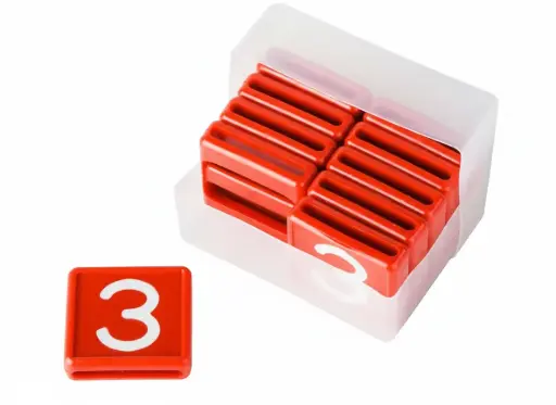 [9.1185.0121.6] Schiebenummer 3 (10pcs)