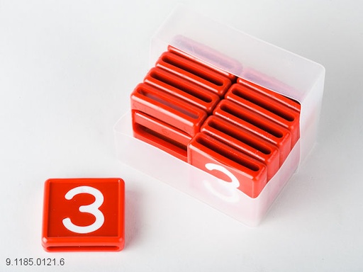 [9.1185.0121.6] Schiebenummer 3 (10pcs)