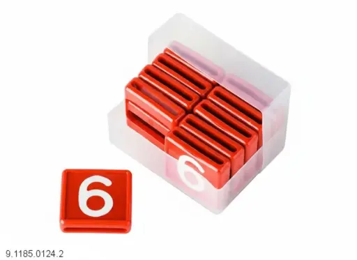 [9.1185.0124.2] Schiebenummer 6 (10pcs)