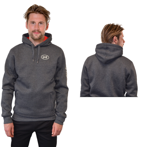 Hoodie unisex grau