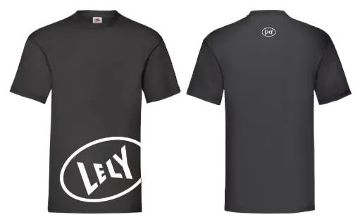 Lely T-Shirt unisex schwarz