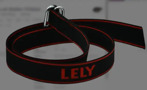 [Einzelstück] Halsband mit Logo/Streifen (1 Stück) 