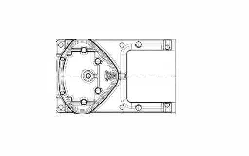 [LAT1749] Adapterplatte Wandmontage Kostal FU (zu LAT1748)